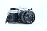 Canon AE-1 Program 35mm SLR Kit with Vivitar Auto Wide-Angle 35mm f/2.8