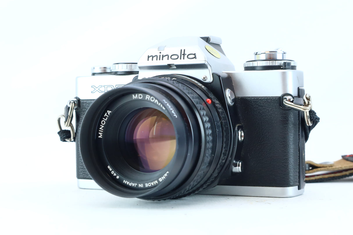Minolta XD-7 35mm SLR Kit with MD Rokkor 50mm f/1.7