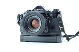 Canon A-1 35mm SLR Kit with FD 50mm f/1.8
