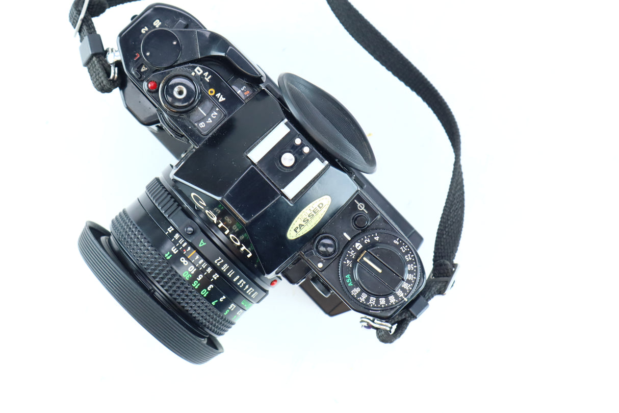Canon A-1 35mm SLR Kit with FD 50mm f/1.8