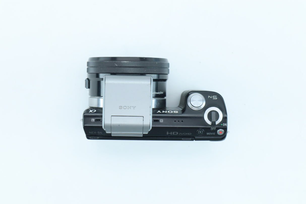 Sony NEX-5N with 16-50mm OSS Lens and Flash