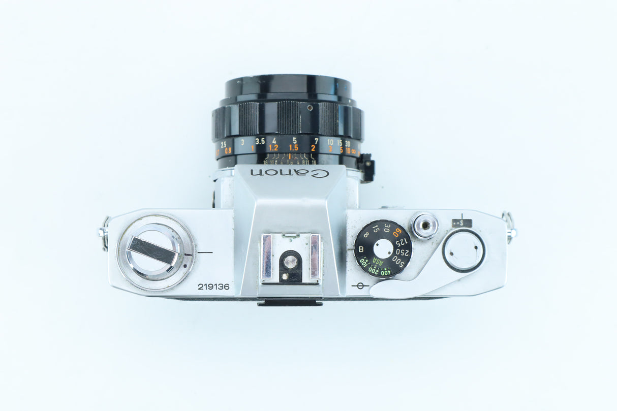 Canon EX Auto QL  + Canon EX 50mm f/1.8
