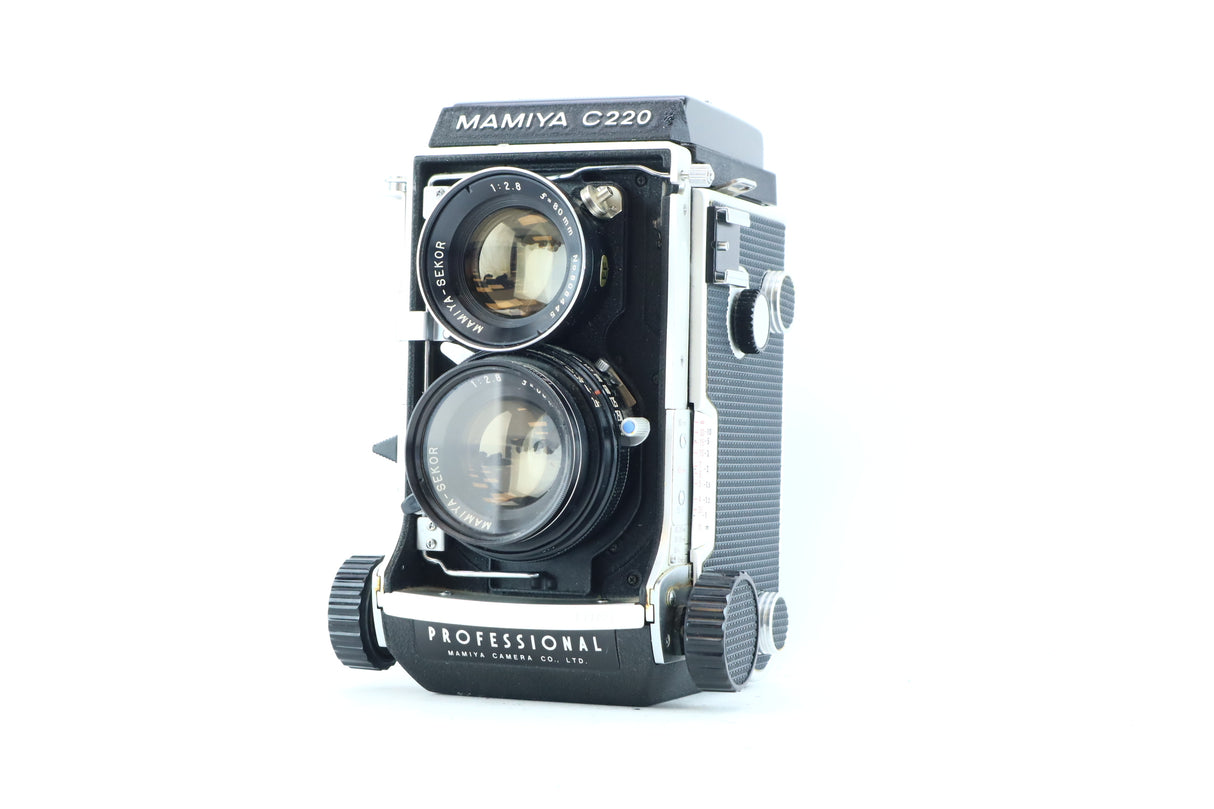 Mamiya C220 Professional Medium Format TLR Kit with Sekor 80mm f/2.8