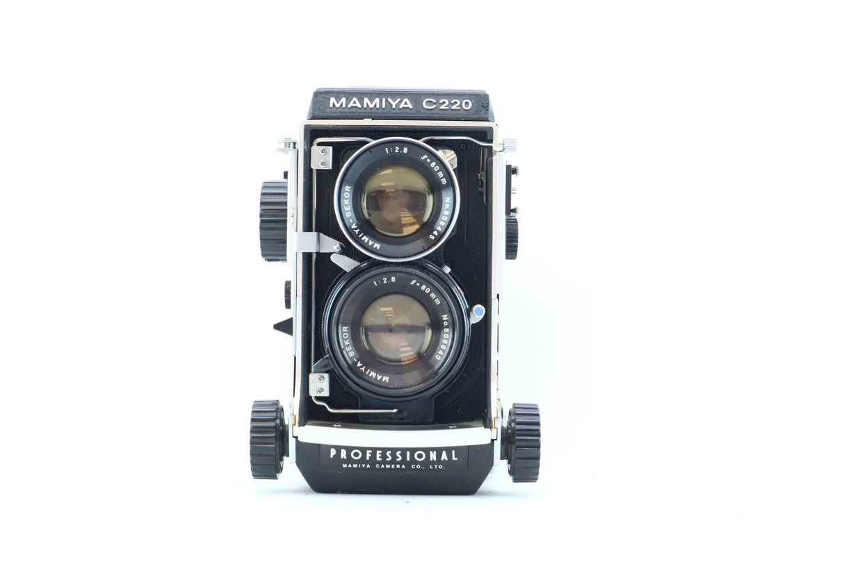Mamiya C220 Professional Medium Format TLR Kit with Sekor 80mm f/2.8