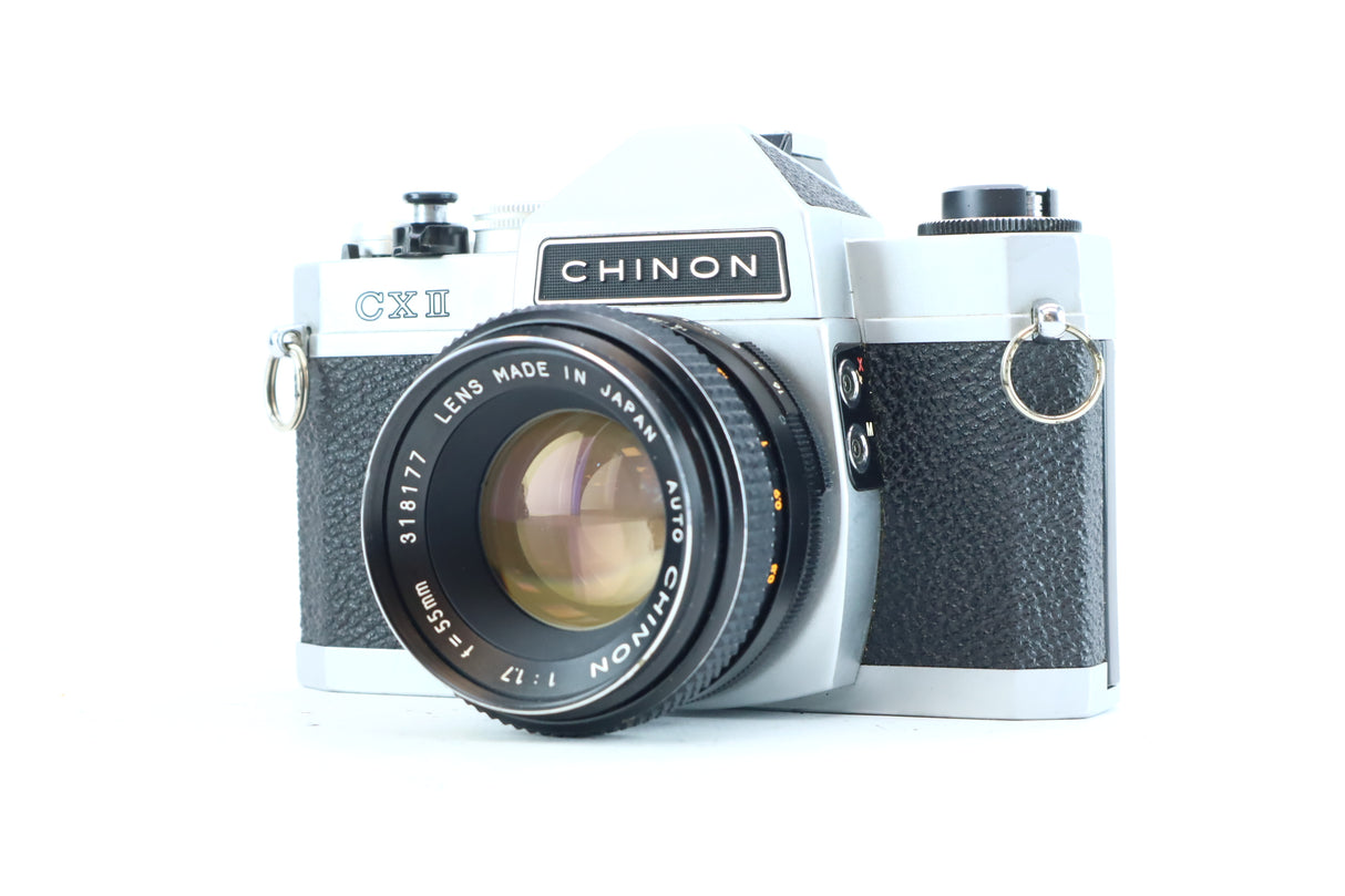 Chinon CX-2 35mm SLR Kit with Auto Chinon 55mm f/1.7