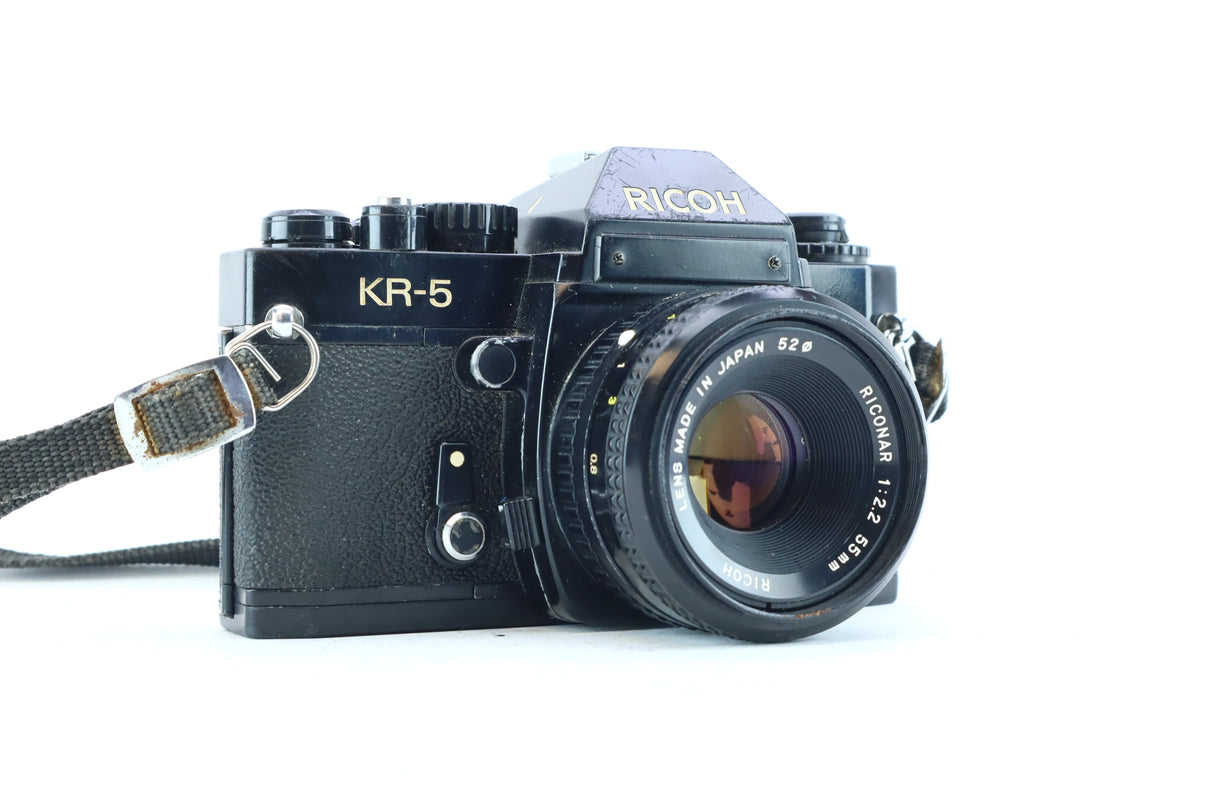 Ricoh KR-5 35mm SLR Kit with Riconar 55mm f/2.2