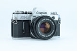 Canon AE-1 with Canon FD 50mm f/1.8