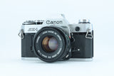 Canon AE-1 with Canon FD 50mm f/1.8