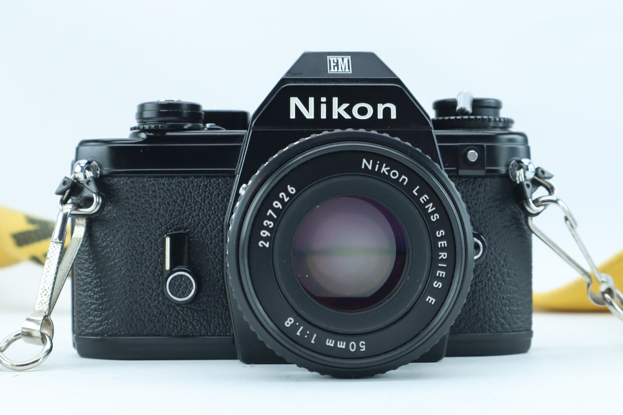 Nikon EM with Nikon Lens Series E 50mm f/1.8