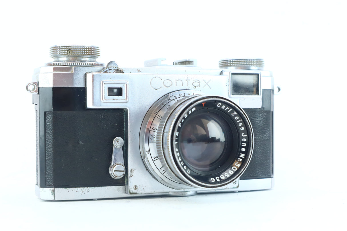 Contax IIa 35mm Rangefinder Kit with Carl Zeiss Jena Sonnar 50mm f/2