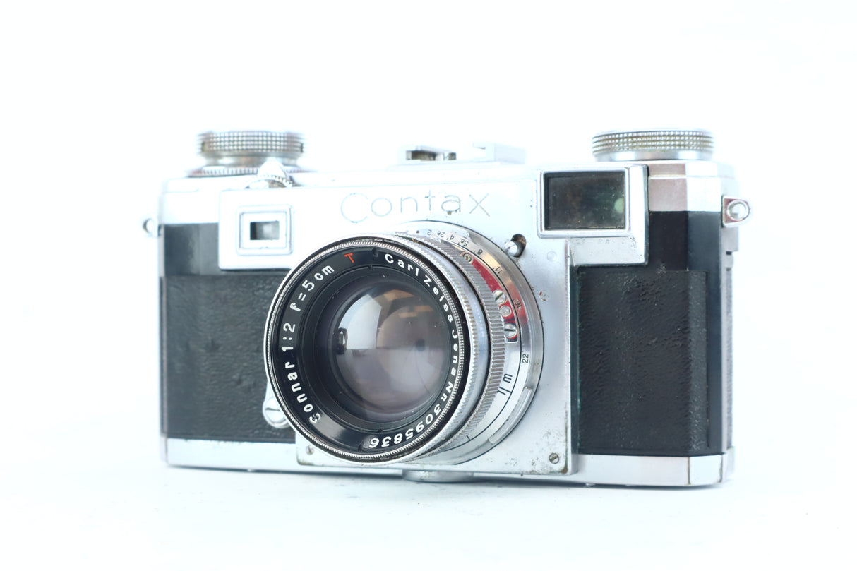 Contax IIa 35mm Rangefinder Kit with Carl Zeiss Jena Sonnar 50mm f/2