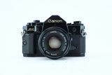 Canon A-1 35mm SLR Kit with FD 50mm f/1.8