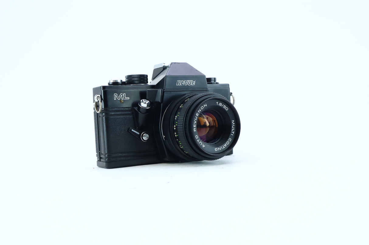 Revue ML 35mm SLR Kit with Auto Revuenon 50mm f/1.8 Multi-Coating