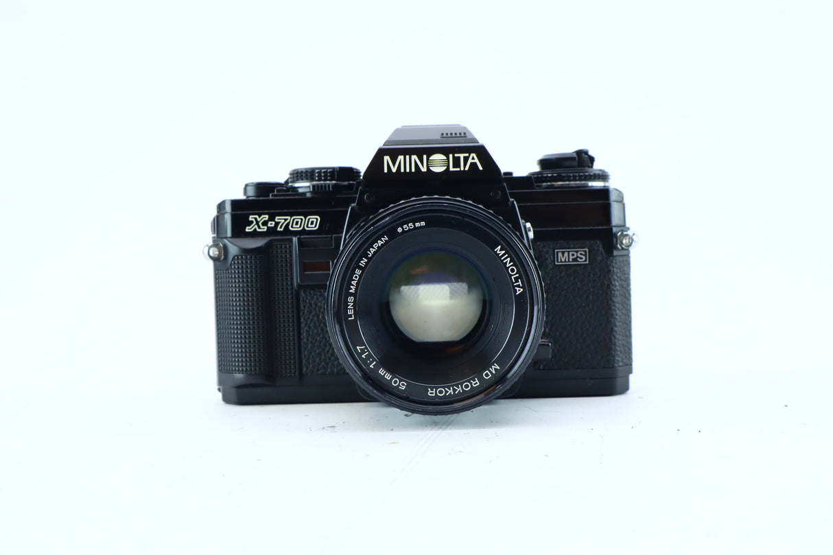 Minolta X-700 35mm SLR Kit with MD Rokkor 50mm f/1.7