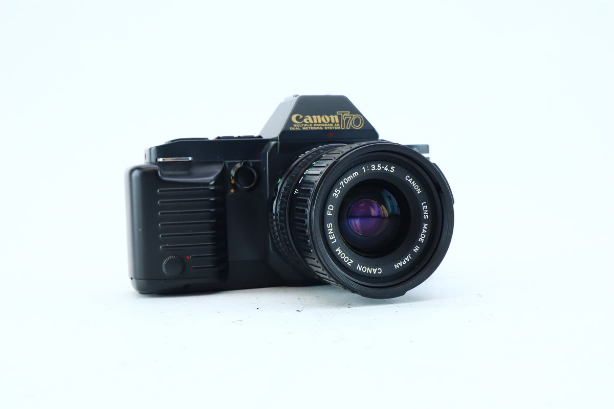 Canon T70 35mm SLR Kit with FD 35-70mm f/3.5-4.5