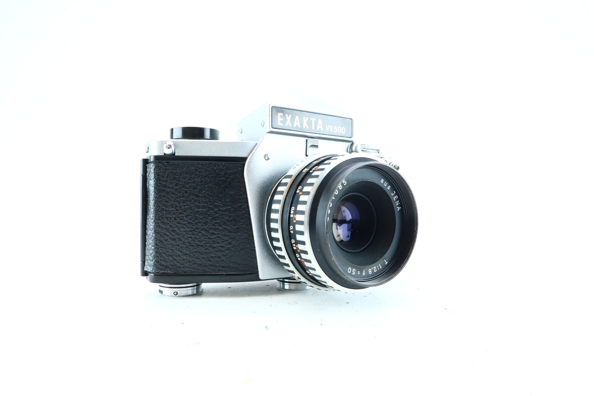 Exakta VX 500 35mm SLR Kit with Aus Jena 50mm f/2.8