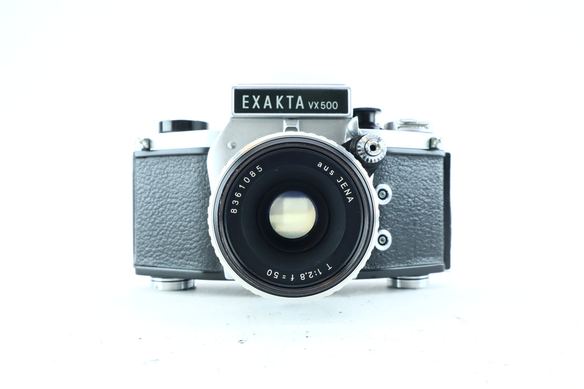 Exakta VX 500 35mm SLR Kit with Aus Jena 50mm f/2.8