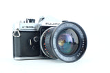 Fujica ST605N 35mm SLR Kit with Panagor Auto Wide-Angle 28mm f/2.5