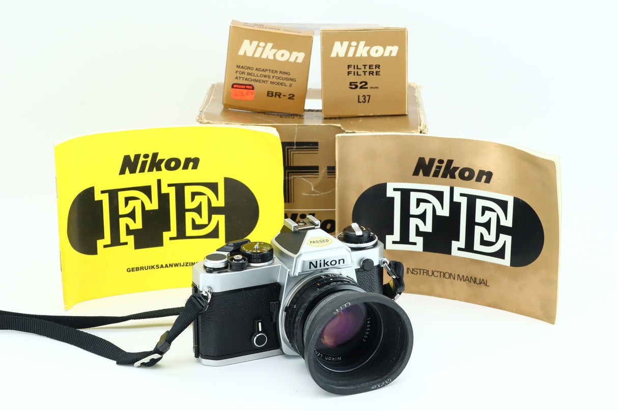 Nikon FE + 50mm 1,8 lens