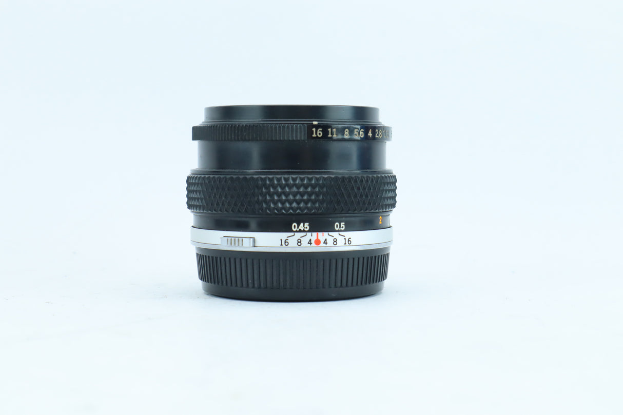 Olympus OM-System Zuiko Auto-S 50mm f/1.8 | S/N: 5658538