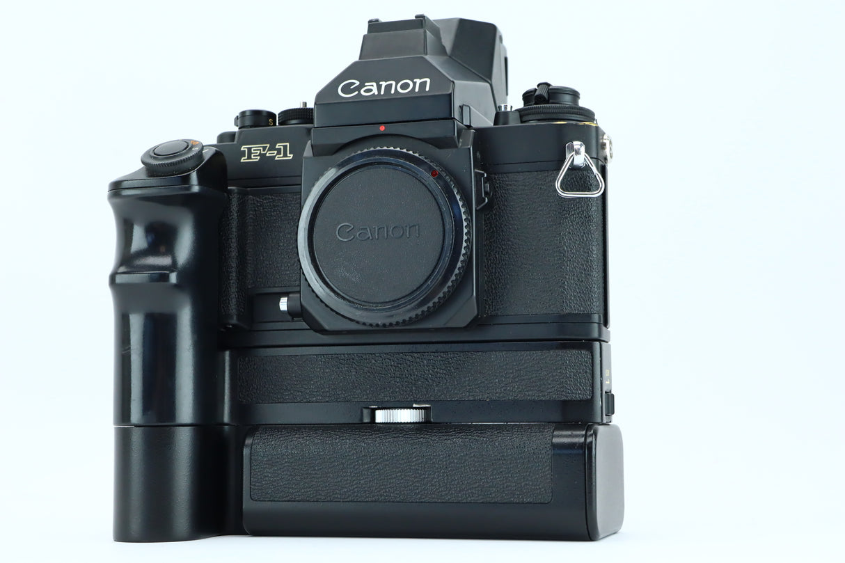 Canon F-1 + Batterijgrip