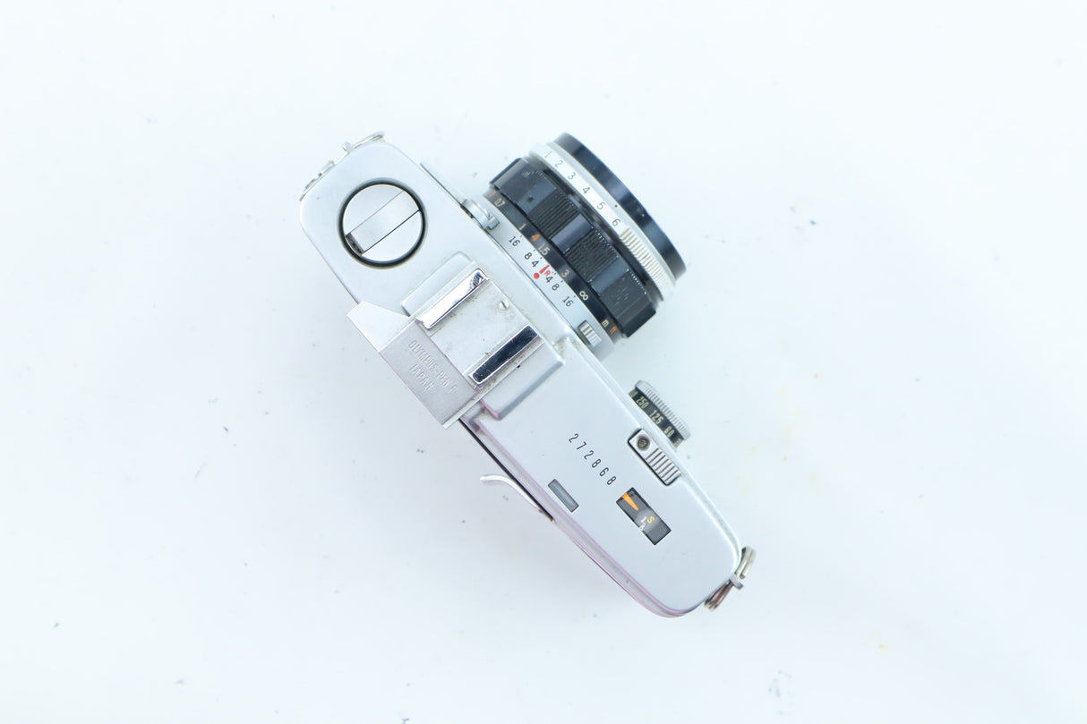 Olympus Pen F with 38mm f/1.8 F. Zuiko Auto-S