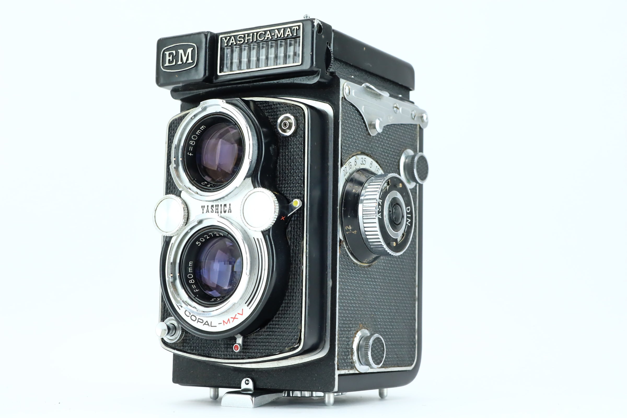 Yashica-mat EM 80mm 3,5 yashinon – Hard to Find Camera Store
