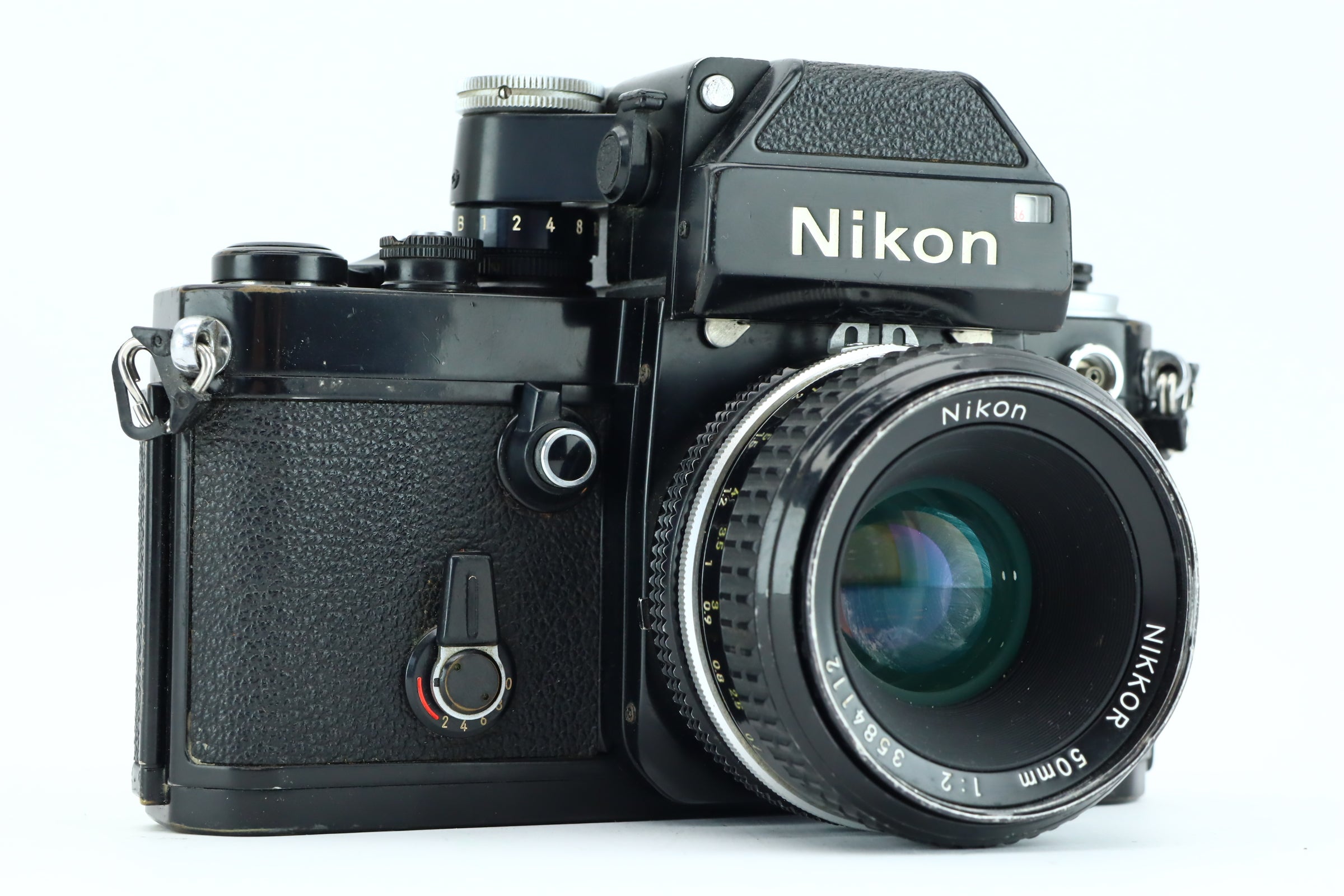 Nikon F2 + NIKKOR 50mm 2 +Nikon MD-2 Battery grip – Hard to Find