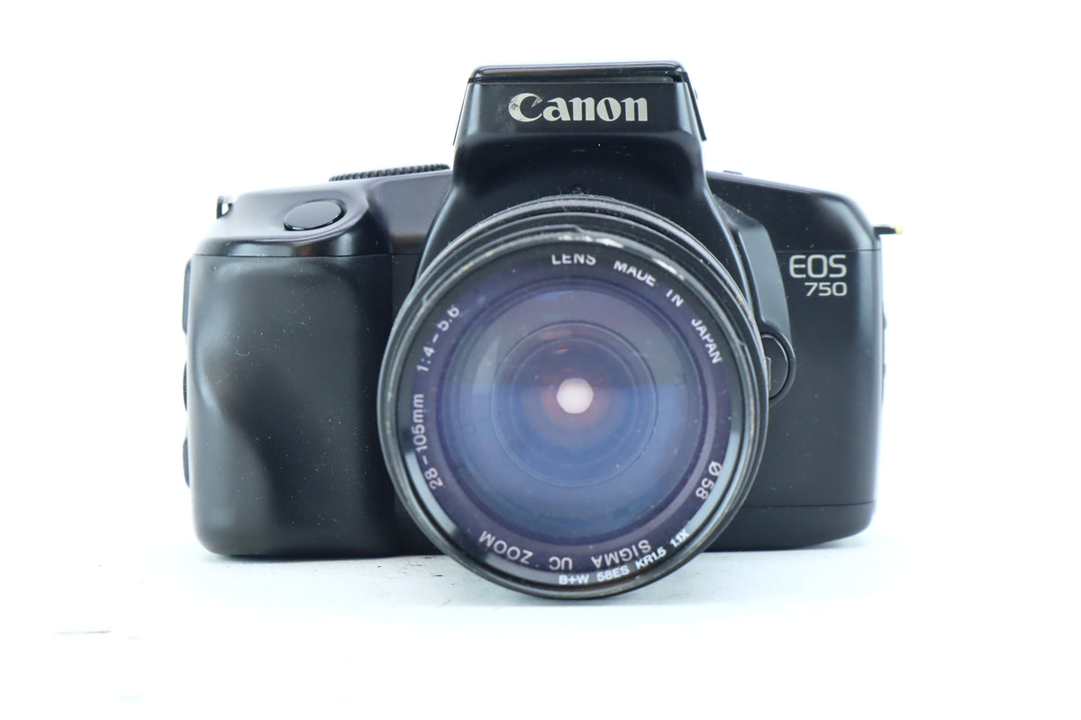 Canon EOS 750 35mm SLR Kit with Sigma UC Zoom 28-105mm f/4-5.6