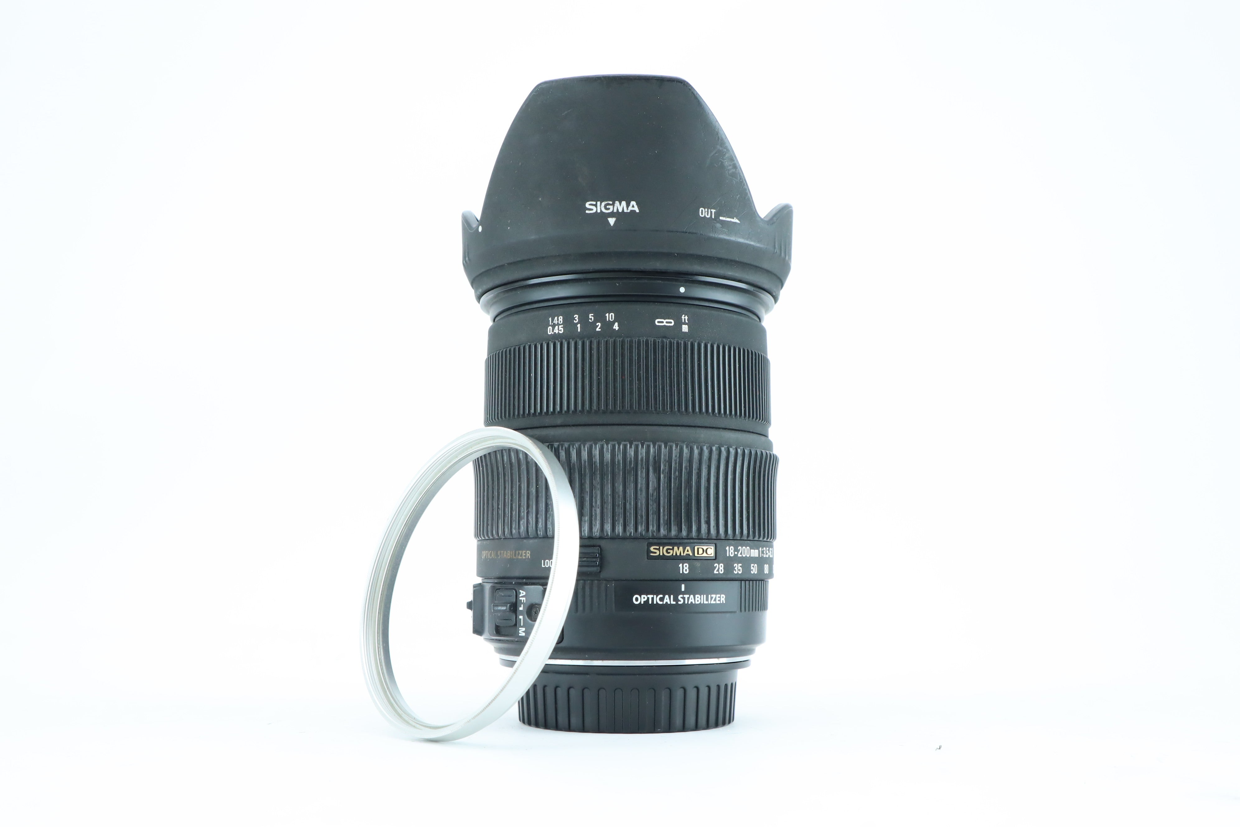 SIGMA ZOOM 18-200mm 1:3.5-6.3 DC OS 良品 Sigma zoom lens 18-200mm 1:3.5-6.3 DC OS – Hard to Find Camera Store