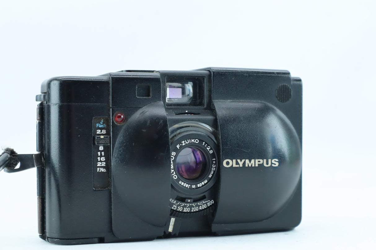 Olympus XA with 35mm f/2.8 Zuiko