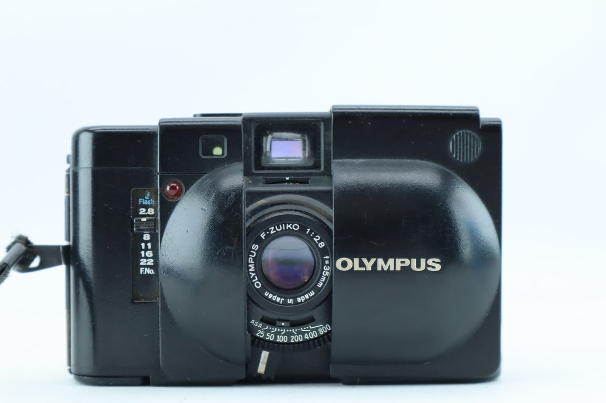 Olympus XA with 35mm f/2.8 Zuiko