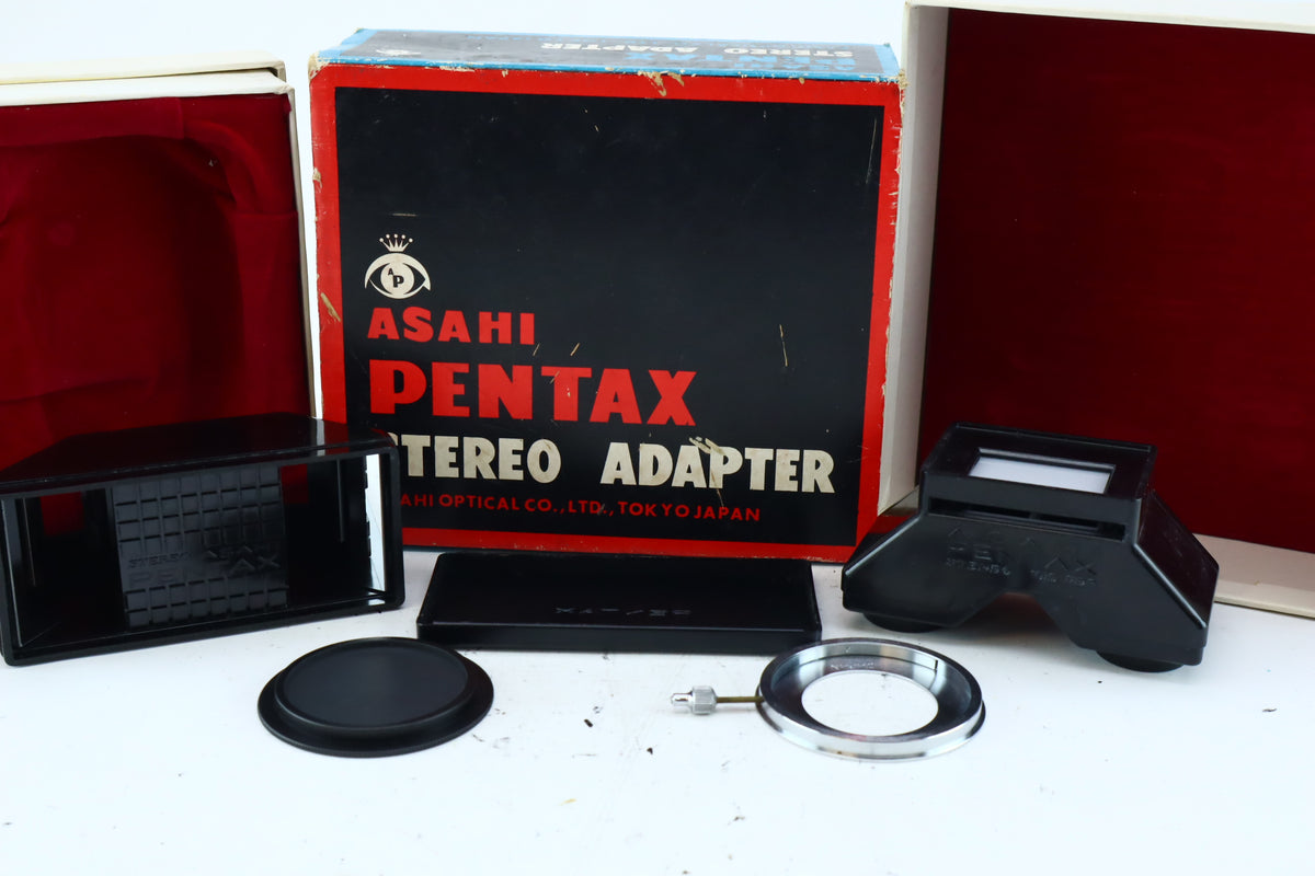 Asahi Pentax Stereo Adapter Set