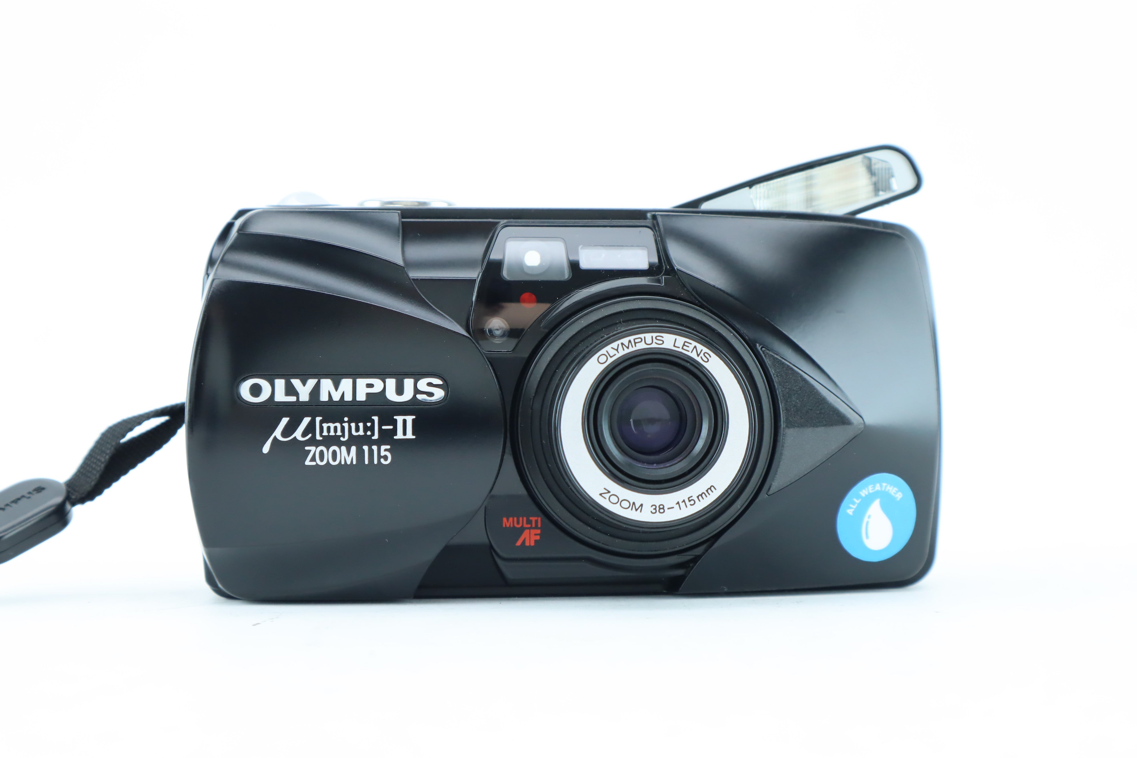 Olympus Mju-II zoom 115 with Olympus zoom 38-115mm lens – Hard to