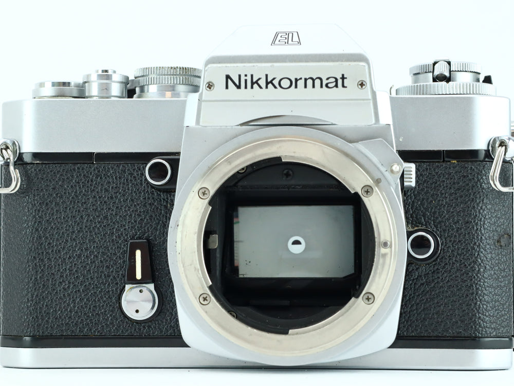 Nikon Nikkormat EL Gehäuse body silber funktionsf. + Anlt working + instructions Nikon Nikkormat EL Gehäuse body silber funktionsf. + Anlt working + instructions