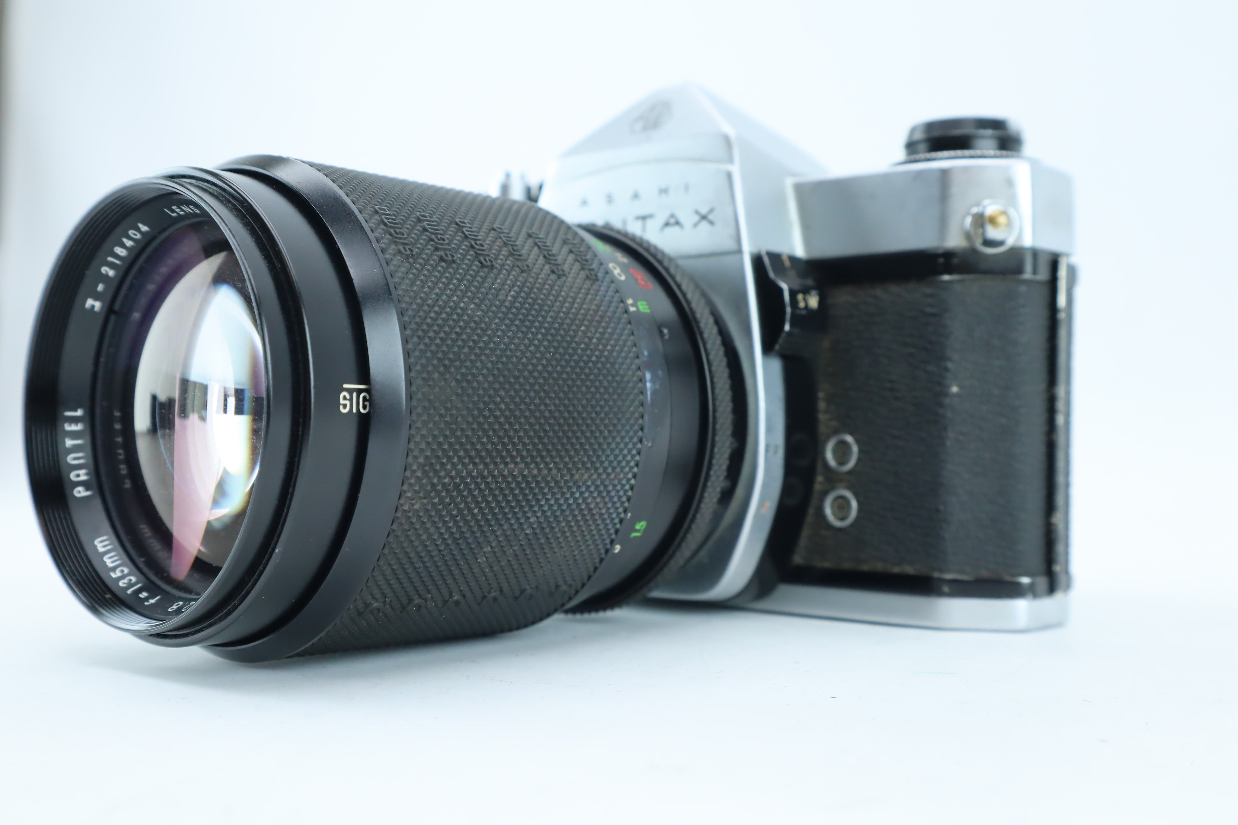 Pentax asahi spotmatic with f/135mm 1:2,8 – Hard to Find Camera Store