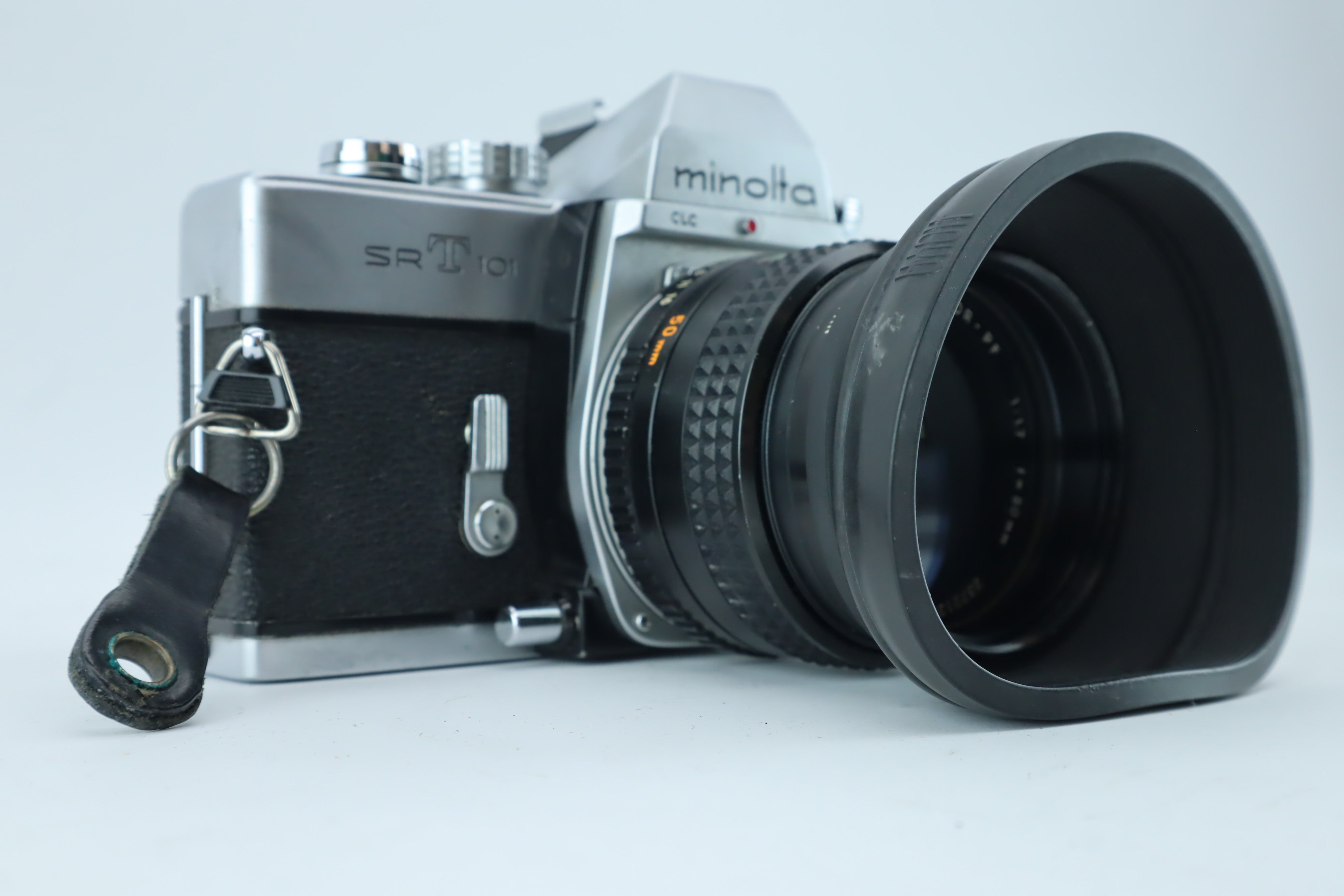 Minolta SRT101 with MC Rokkor-pf 50mm 1.7 – Hard to Find Camera Store