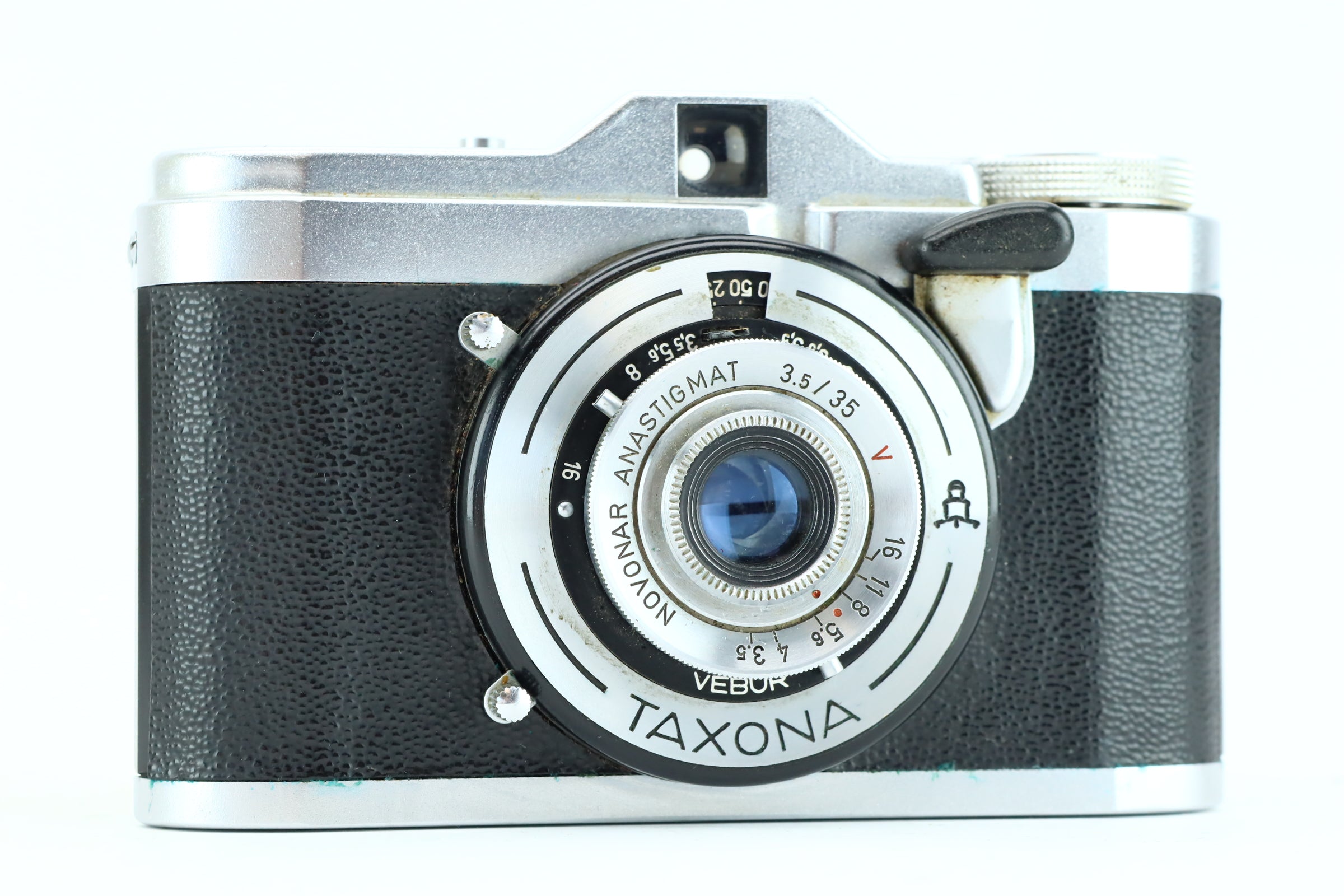 ★極上美品★ZEISS IKON TAXONA ツァイス イコン タクソナ 旧東ドイツ★ケース付き！動作絶好調！光り輝くシルバーボディ！ フィルムカメラ ZEISS IKON TENAX NOVONAR 3.5⁄35 V TAXONA フィルム