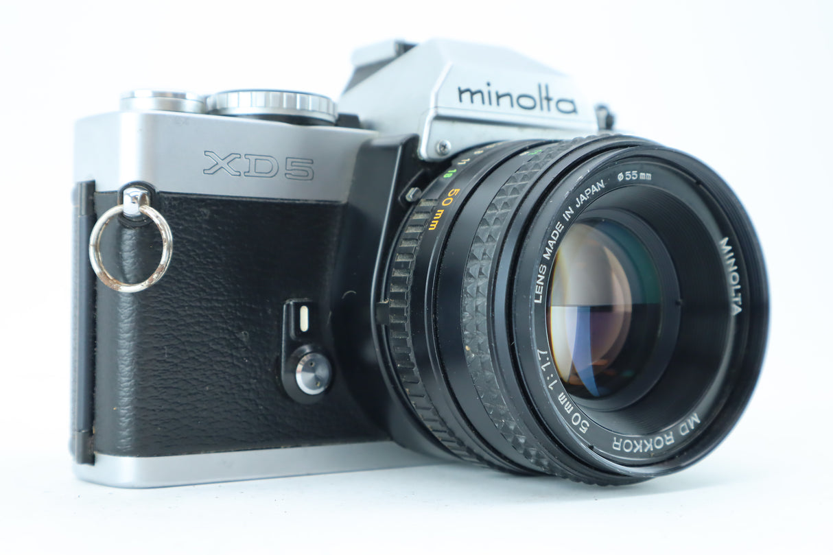 Minolta XD5 with MD rokkor 50mm 1,7 lens