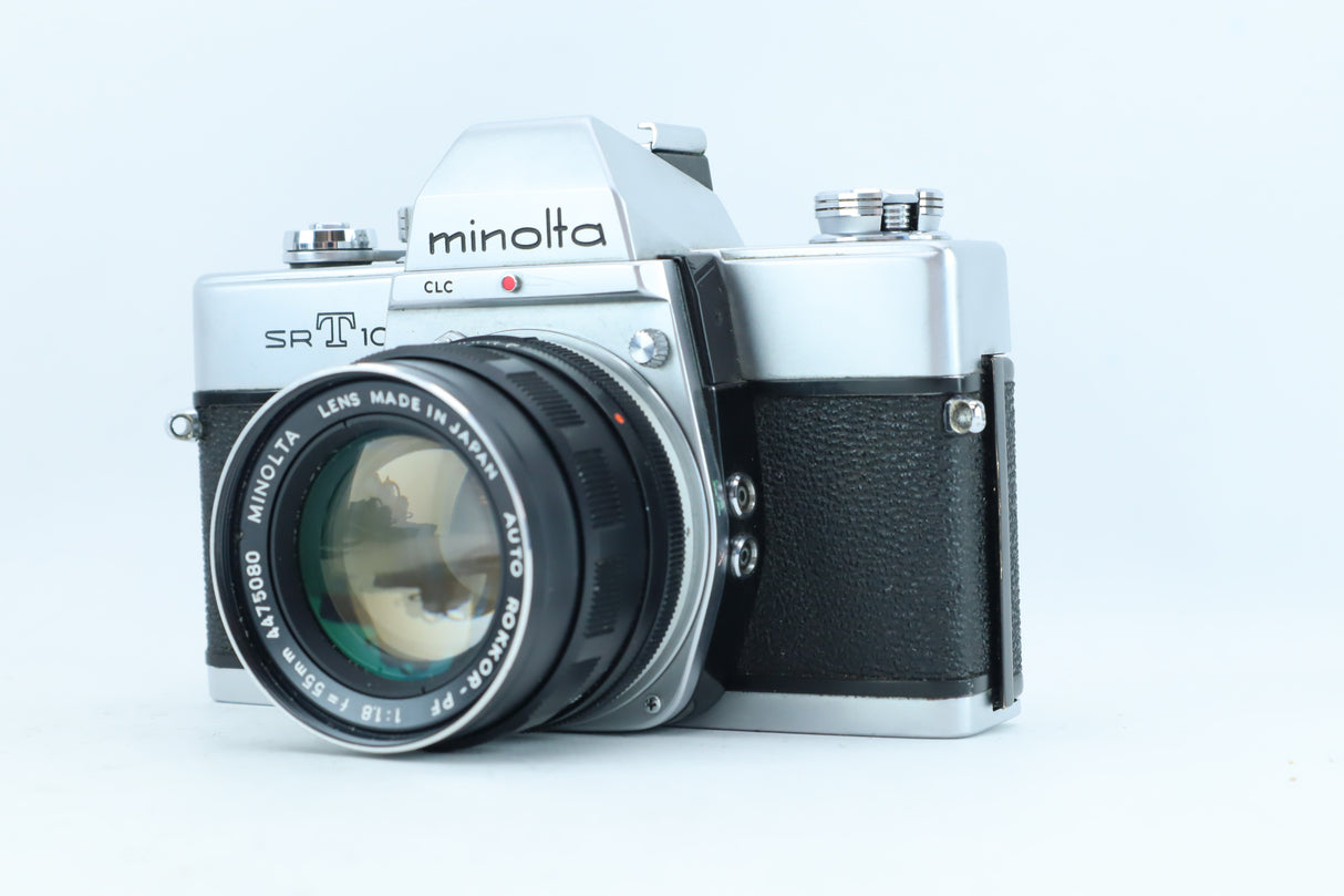 Minolta SRT 101 35mm SLR Kit with Auto Rokkor-PF 55mm f/1.8