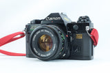 Canon AE-1 Program 35mm SLR Kit with FD 50mm f/1.8