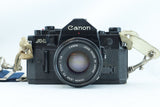 Canon A-1 35mm SLR Kit with FD 50mm f/1.8