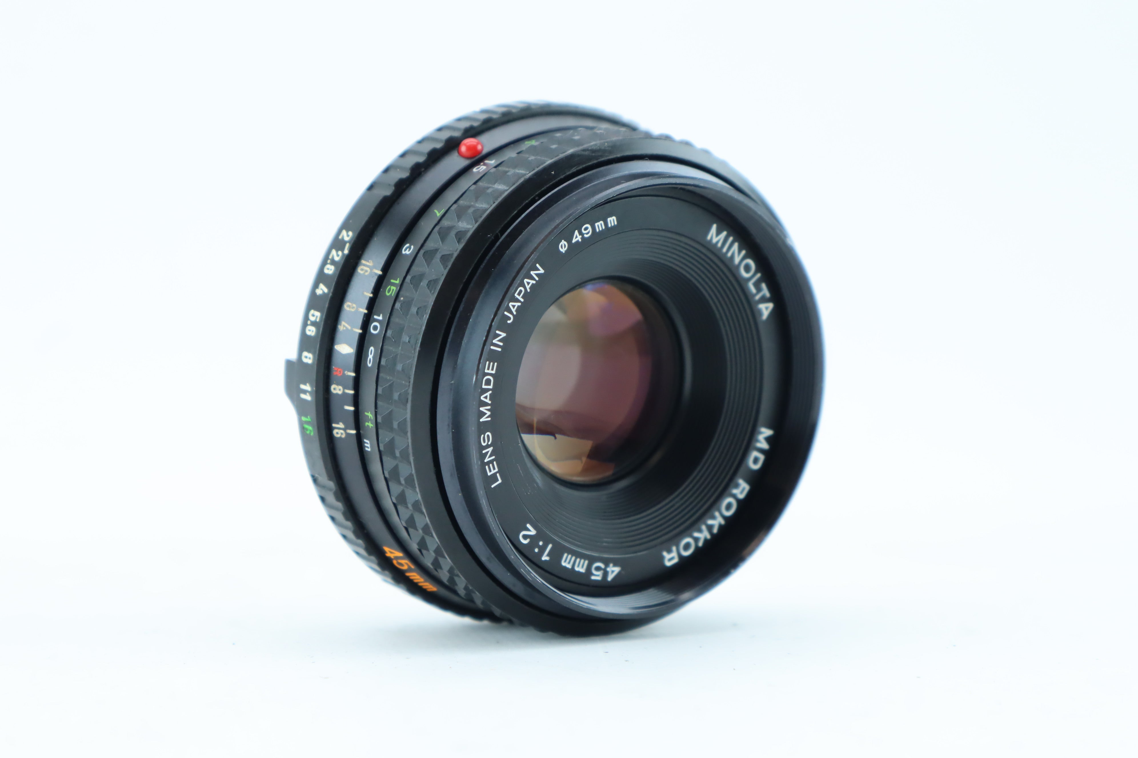 Minolta MD rokkor 45mm 1,7 – Hard to Find Camera Store