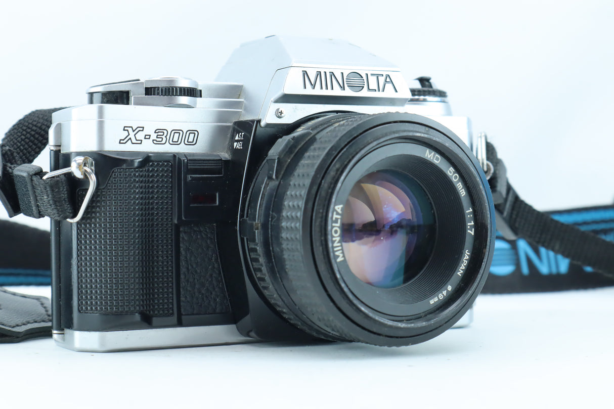 Minolta X-300 35mm SLR Kit with MD 50mm f/1.7