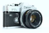 Canon FTb – 35mm SLR Film Camera with Canon FD 50mm f/1.8 Lens