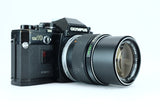 Olympus OM-10  E.Zuiko Auto-T 135mm f/3.5 Lens