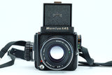 Mamiya 645+ Mamiya-Sekor C 80mm f/2.8+ Grip + Case + Original Manual