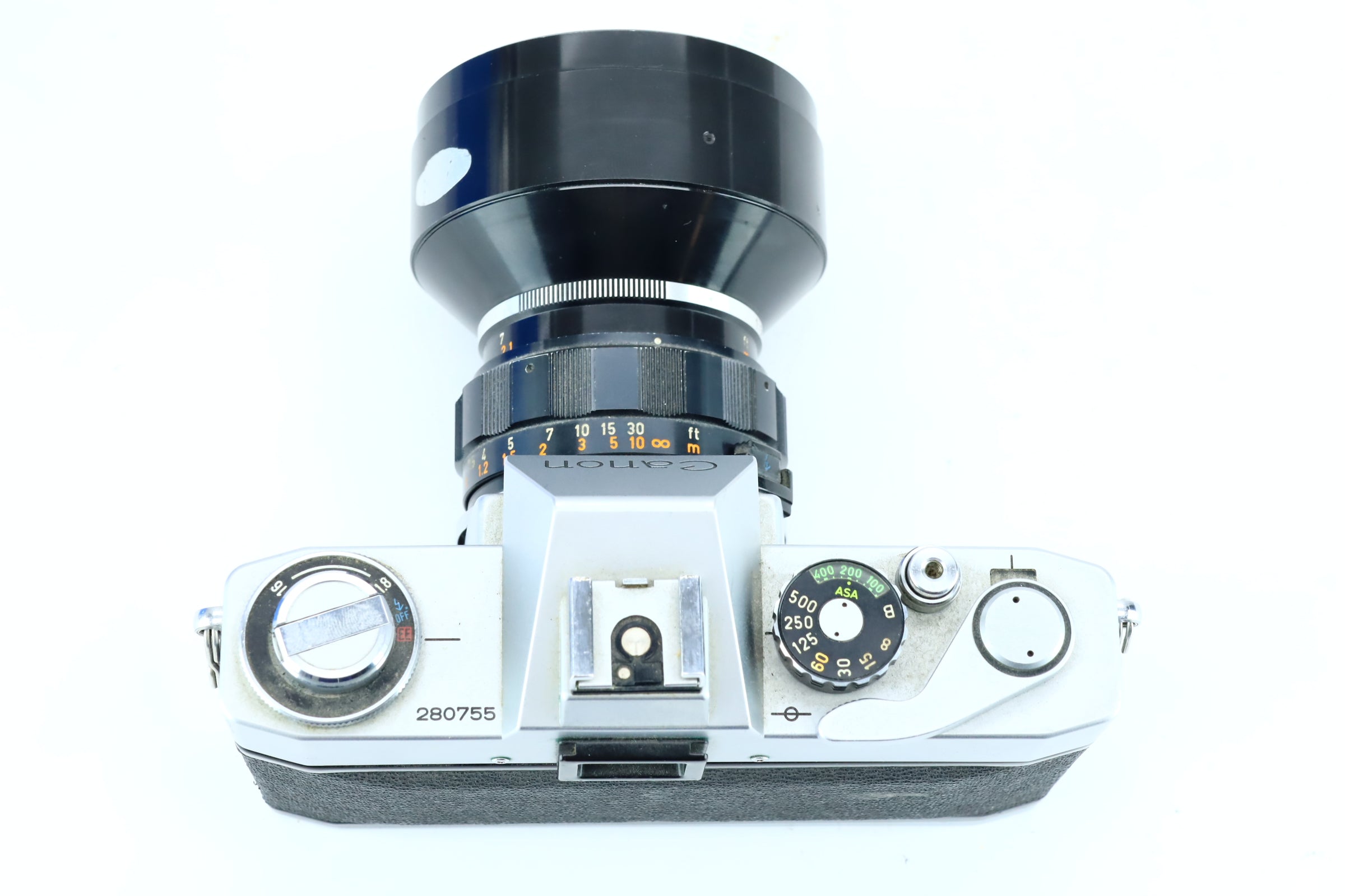 Canon EX Auto フィルムカメラ 125mmレンズ付き Canon EX Auto + Canon EX 125mm f/3.5 – Hard to Find Camera Store