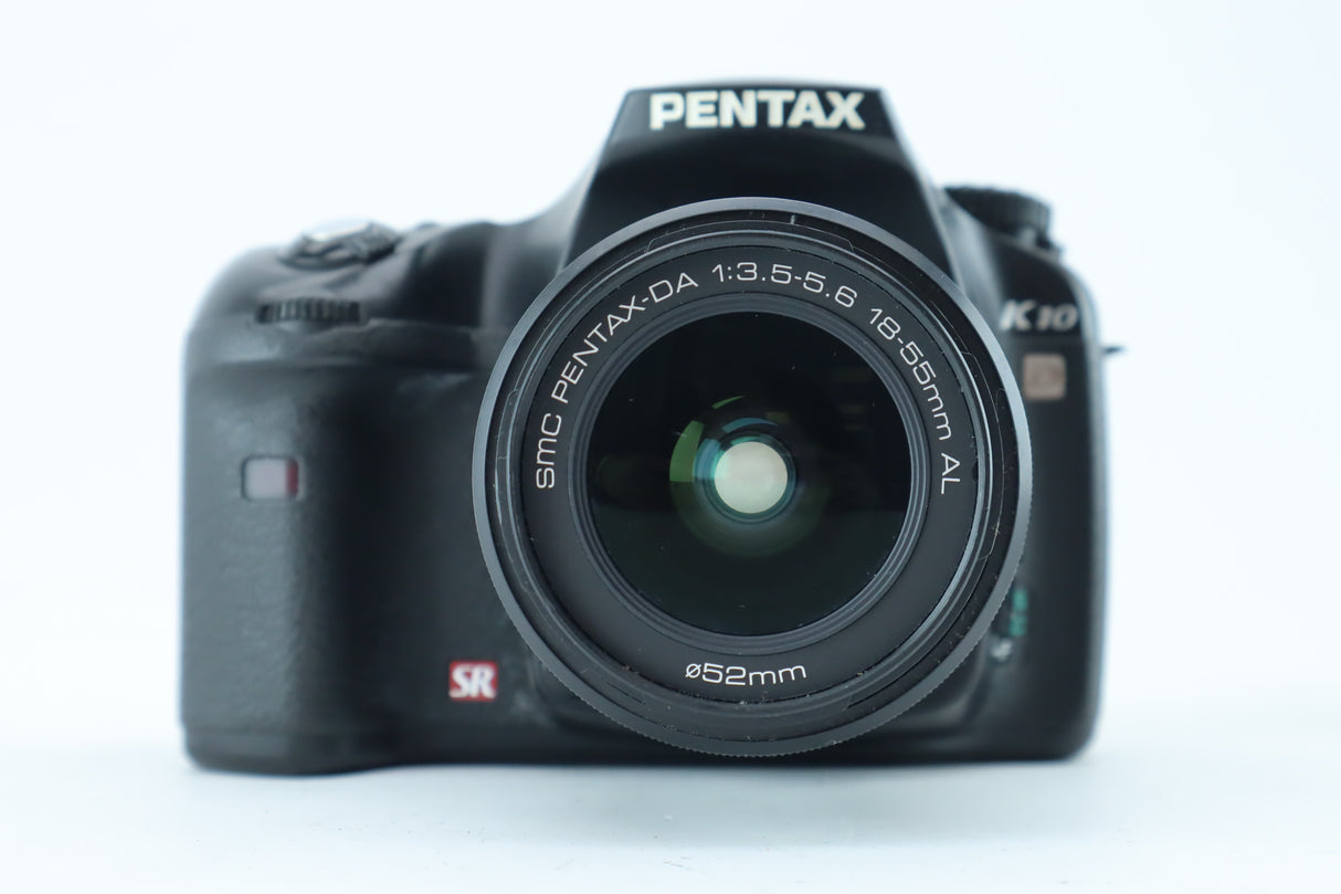 Pentax K10 D with SMC 3,5-5,6 18-55mm AL
