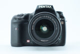 Pentax K10 D with SMC 3,5-5,6 18-55mm AL